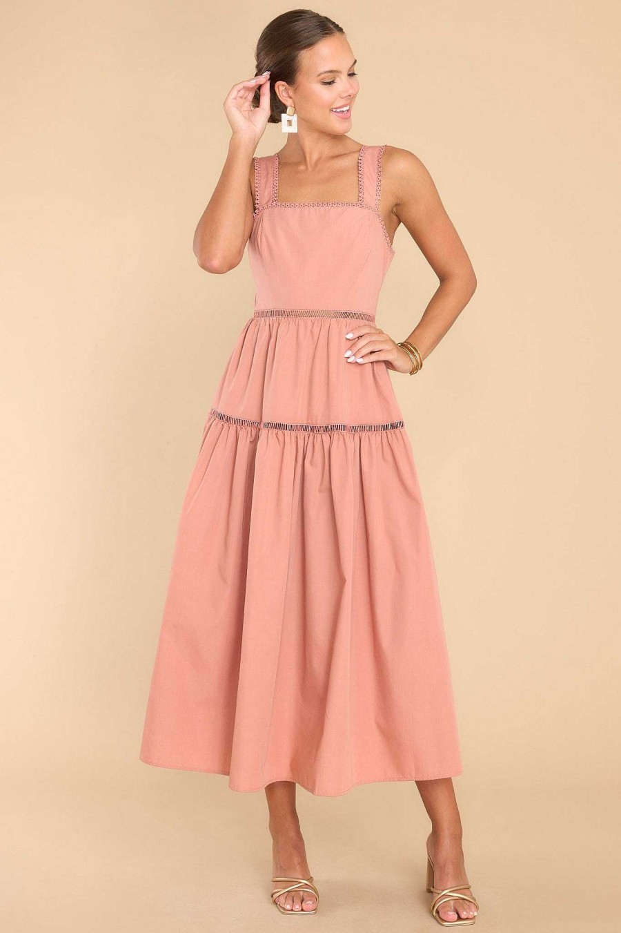Clothing Red Dress Midi Dresses | Chasing That Feeling Maxi Dress Mauve