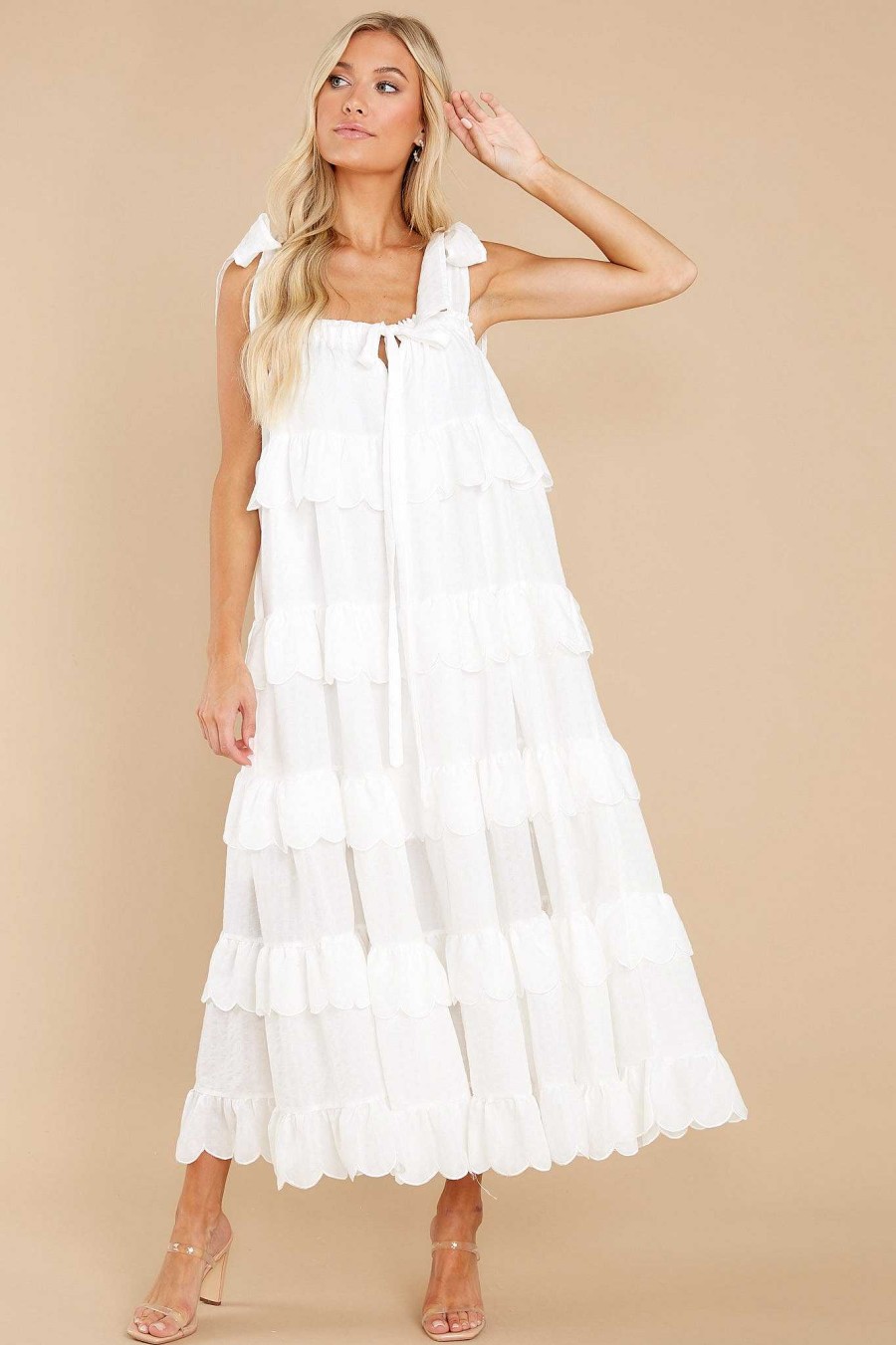 Clothing Red Dress Maxi Dresses | Made To Admire Gingham Dress White