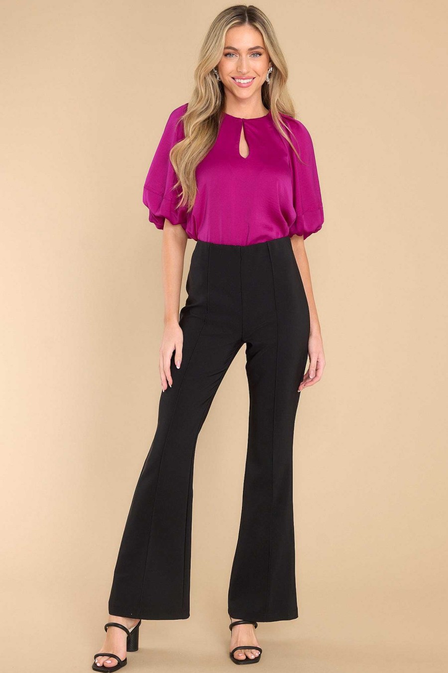 Clothing MINKPINK Blouses & Shirts | Safira Blouse Berry