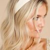 Accessories Red Dress Hair Accessories | Far From Over Ivory Headband White