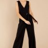 Clothing Red Dress Jumpsuits | When We'Re Together Jumpsuit Black
