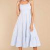 Clothing Red Dress Midi Dresses | Eternal Hope Midi Dress Light Blue