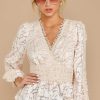 Clothing Champagne & Strawberries Blouses & Shirts | In Rhapsody Top Vanilla Cream