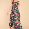 Clothing Red Dress Midi Dresses | Offer The World Multi Maxi Dress Teal