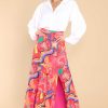 Clothing Alden Adair Skirts | Summer Stargazing Skirt Tomato Red