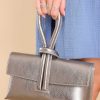 Accessories German Fuentes Clutches & Pouches | Never Stop Trying Bag Silver