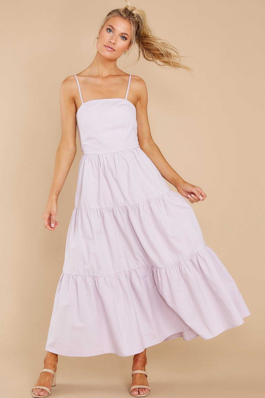 Clothing Red Dress Midi Dresses | How She Feels Midi Dress Lilac
