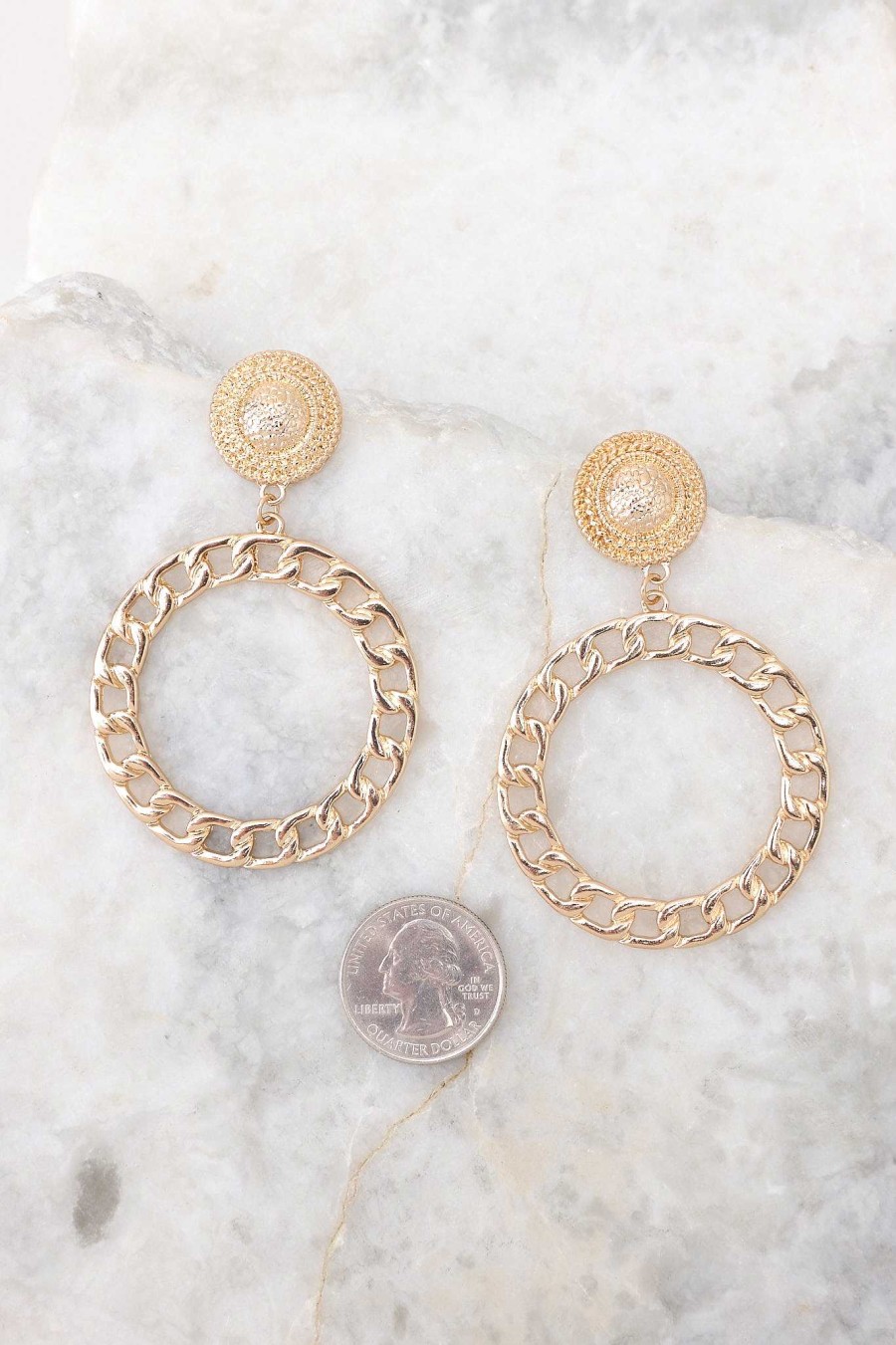 Jewelry Red Dress | In The Moment Earrings Gold
