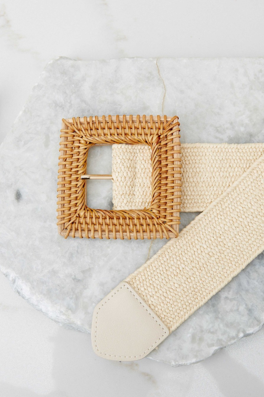 Accessories Red Dress Belts | Thrilling Adventure Belt Ivory
