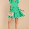 Clothing Red Dress Mini Dresses | Peaceful Love Dress Kelly Green