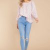 Clothing Aura Blouses & Shirts | Vineyard Escape Floral Print Top Pink