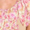 Clothing Red Dress Midi Dresses | Find The Fun Multi Floral Print Midi Dress Pink