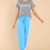 Clothing PJ Salvage Loungewear Bottoms | Rainbow Room Banded Pants Blue