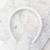 Accessories Red Dress Hair Accessories | Free As The Wind Pearl Headband White