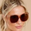 Accessories Red Dress Sunglasses | So Shady Brown Sunglasses Clear Pink