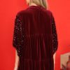 Clothing Red Dress Mini Dresses | Knack For Fashion Tunic Wine