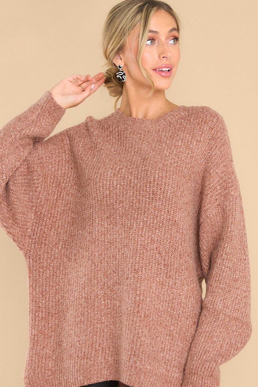 Clothing Fable Sweaters | Perfectly Content Sweater Light Brown