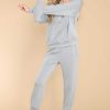 Clothing Red Dress Casual Tops | Can'T Lose Sweatshirt Ash Blue