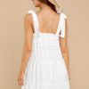 Clothing Red Dress Mini Dresses | Ready Set Spring Dress White