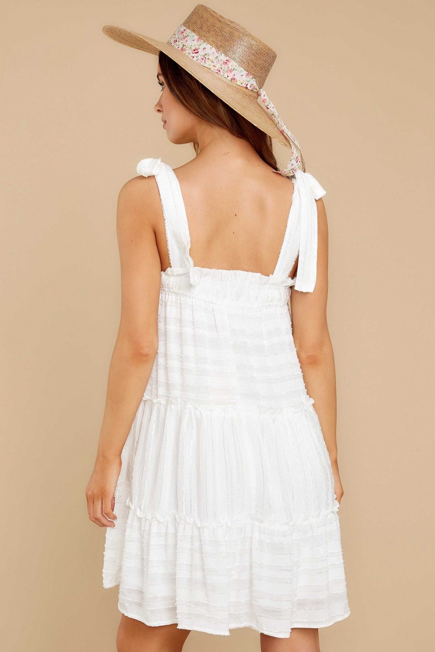 Clothing Red Dress Mini Dresses | Ready Set Spring Dress White