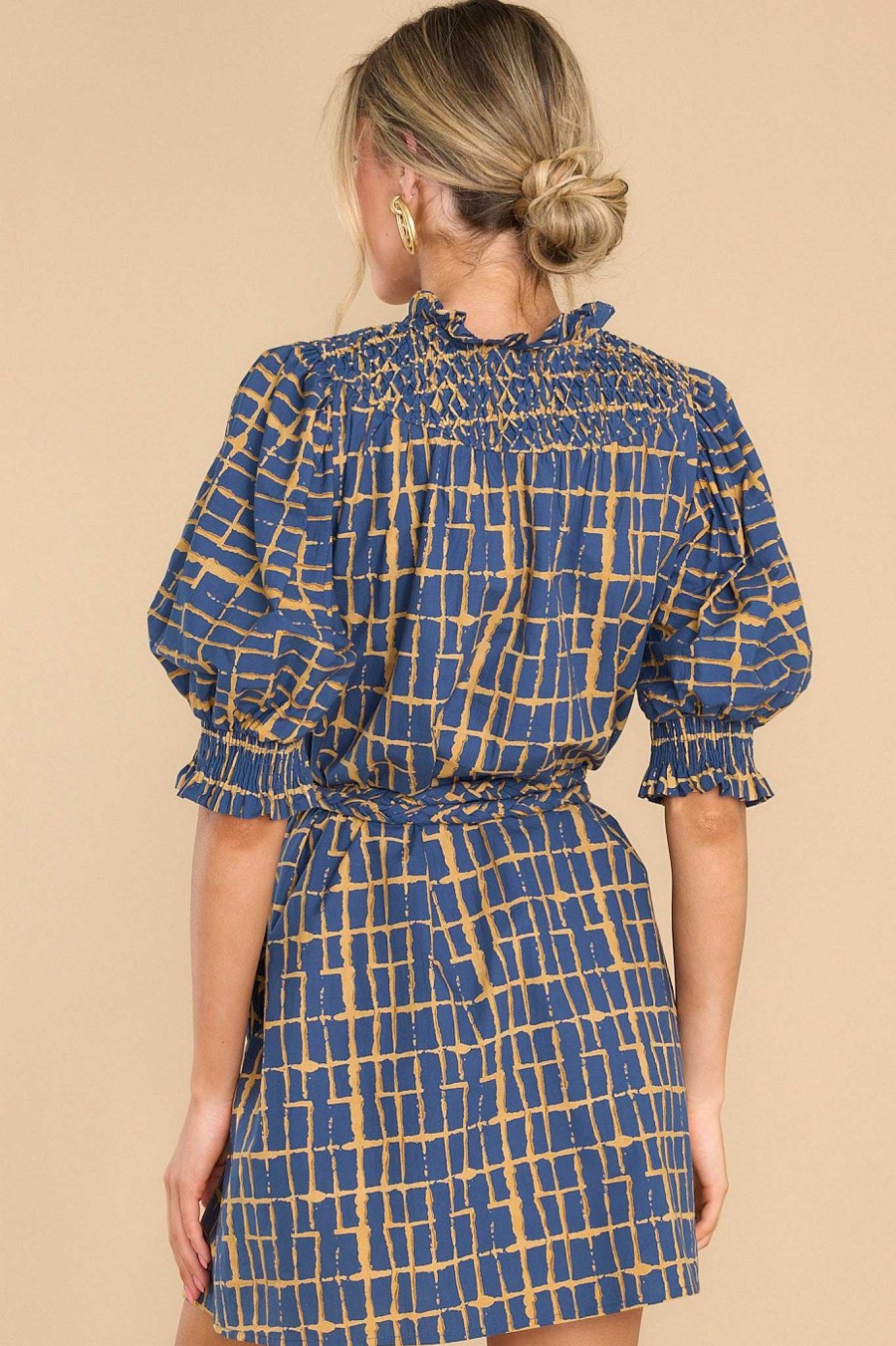 Clothing Olivia James The Label Mini Dresses | Bea Off The Grid Dress Midnight