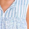 Clothing Victoria Dunn Midi Dresses | Ophelia Skylight Midi Dress Light Blue