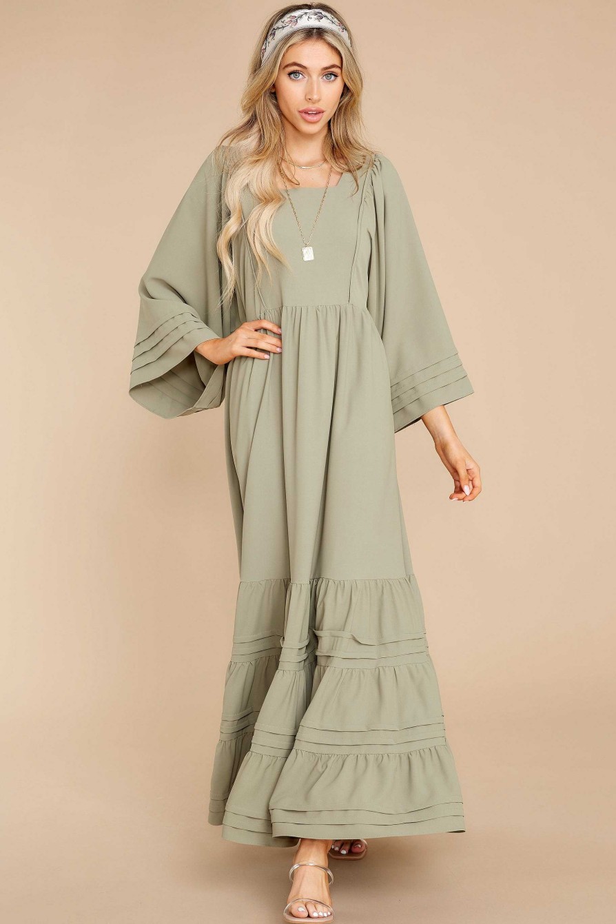 Clothing Red Dress Maxi Dresses | Clean Slate Maxi Dress Sage