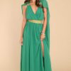 Clothing Aura Maxi Dresses | Everyone'S Desire Maxi Dress Green