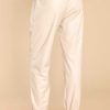 Clothing Red Dress Joggers | Wishful Dreamer Faux Leather Joggers Beige