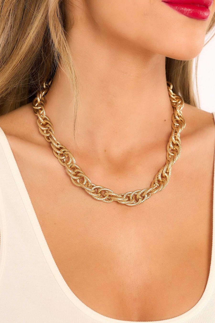 Jewelry Red Dress | Sensational Beauty Necklace Gold