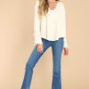 Clothing Red Dress Casual Tops | This Isn'T Goodbye Top Ivory