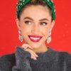 Accessories Red Dress Hair Accessories | Bonne Noel Headband Green
