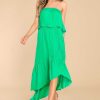Clothing Red Dress Midi Dresses | Feeling The Vibe Maxi Dress Green