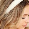 Accessories Red Dress Hair Accessories | Graceful Effect Pearl Headband White