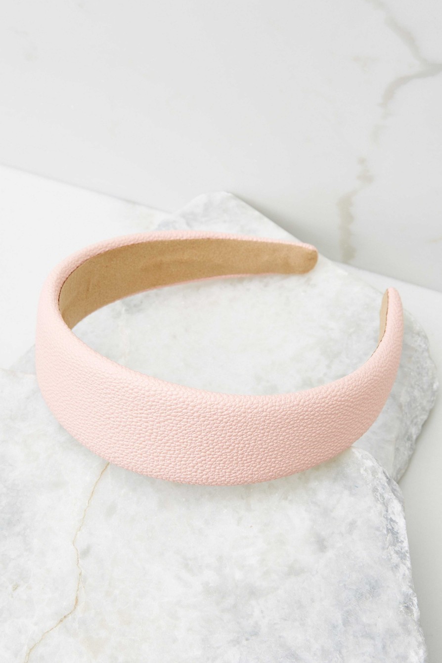 Accessories Red Dress Hair Accessories | Far From Over Headband Light Blush