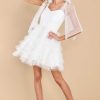 Clothing Aura Mini Dresses | Chic Little Thing Dress White