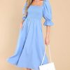 Clothing Aura Midi Dresses | Enjoy The View Blissful Midi Dress Blue