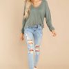 Clothing Z Supply Sweaters | Plira Slub Sweater Ash Green