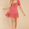 Clothing Red Dress Mini Dresses | Always And Forever Dress Pink