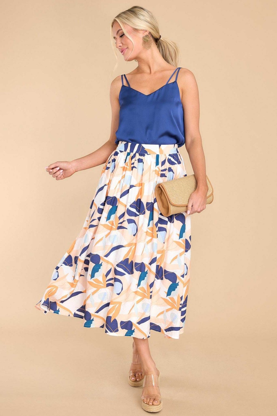 Clothing Red Dress Casual Tops | A Heart For Love Deep Blue Top Navy