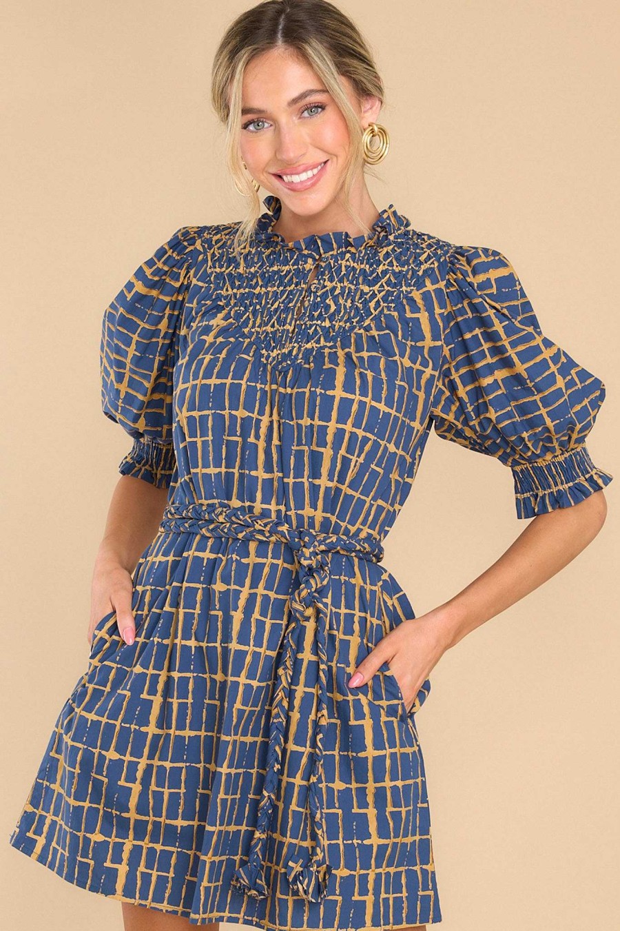 Clothing Olivia James The Label Mini Dresses | Bea Off The Grid Dress Midnight