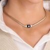 Jewelry Red Dress | Showing My Charm Gold And Necklace Black
