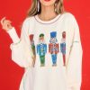Clothing Red Dress Sweatshirts & Hoodies | Toy Maker Top Ivory