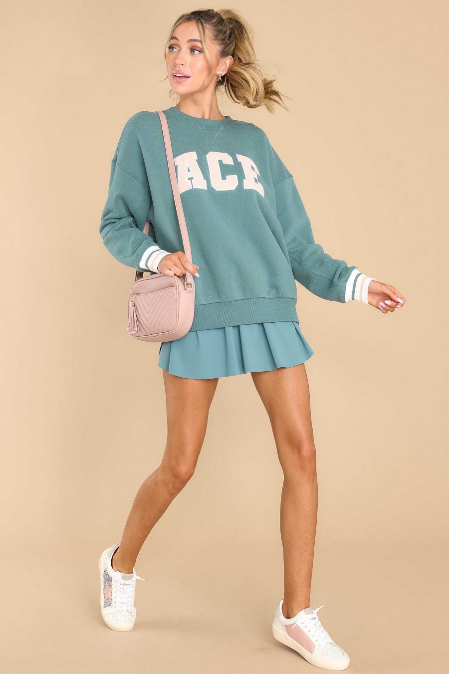 Clothing Z Supply Skirts | Match Point Calypso Skirt Green