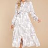 Clothing Aura Maxi Dresses | From The Horizon Ivory Print Maxi Dress White