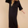 Clothing Red Dress Maxi Dresses | Lounging Around Maxi Dress Black