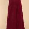 Clothing Aura Pants | Keeping It Classy Corduroy Pants Burgundy