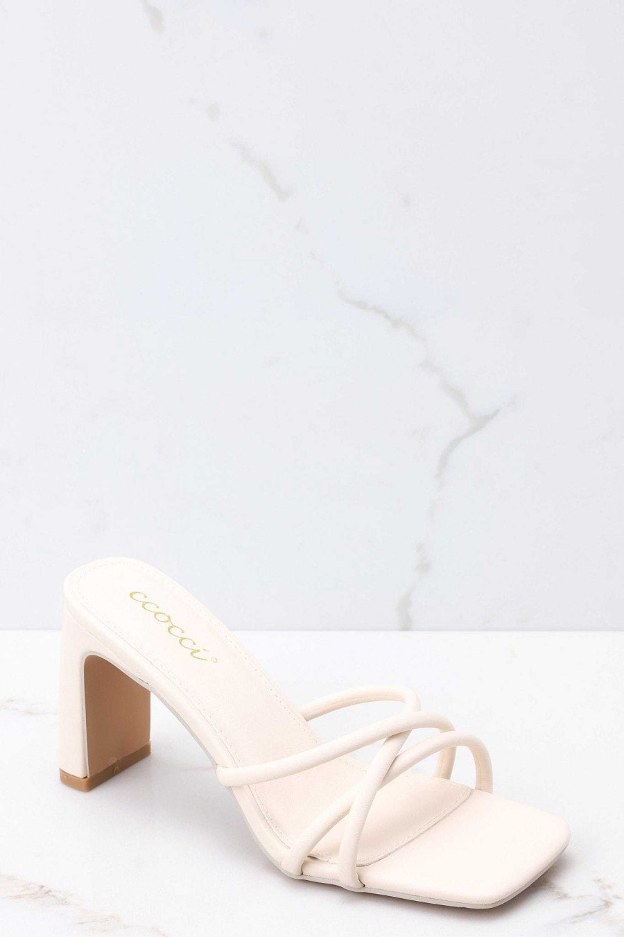 Shoes Red Dress High Heel Sandals | Stride On By Sandals Ivory