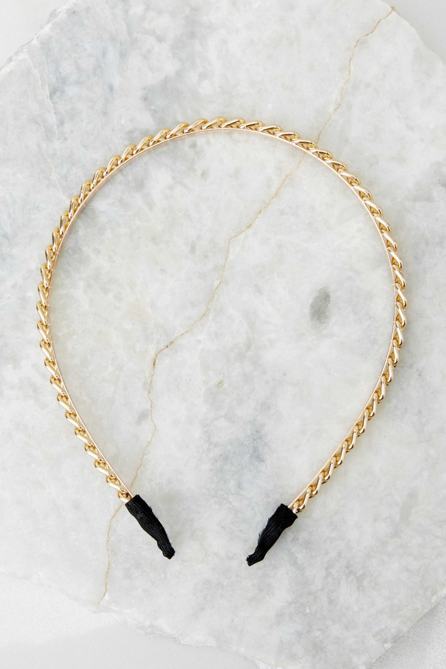 Accessories Red Dress Hair Accessories | Special Connection Headband Gold