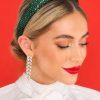 Accessories Red Dress Hair Accessories | Glowing Expectations Headband Emerald